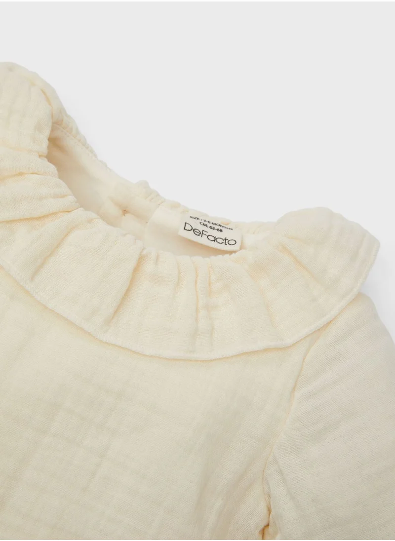 ديفاكتو Baby Girl Long Sleeve Long Sleeve Snap Body