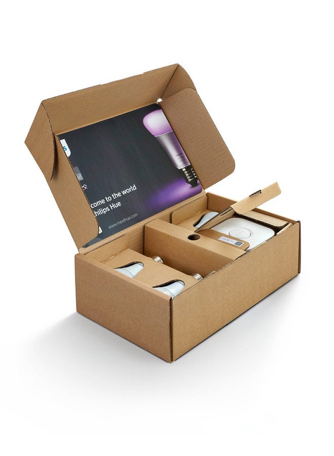 Philips Hue White And Color Ambiance Wireless Lighting 3rd Generation E27 Starter Kit Multicolour - Image 2