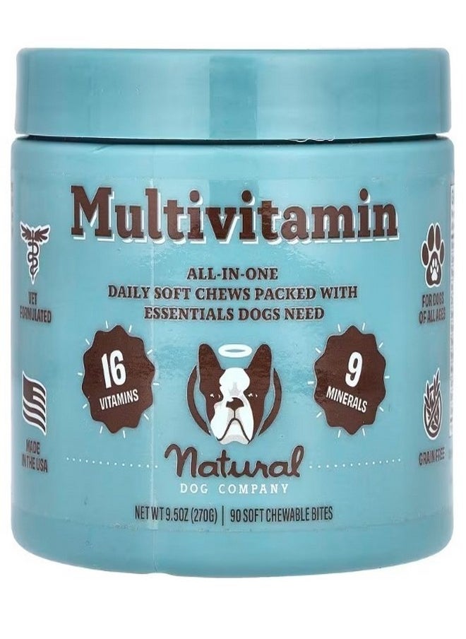 Multivitamin For Dogs All Ages 90 Soft Chewable Bites 9.5 oz 270 g - pzsku/Z8AD0C0063E61177D0C3AZ/45/_/1708366469/5e05ac65-4d32-4a01-b0c8-69a14f9885ae