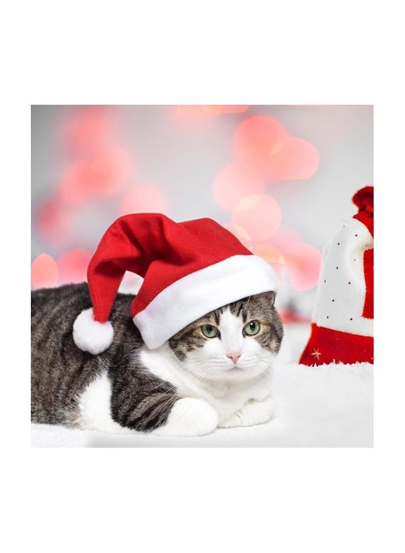 PRINTSHOP4ME Red Santa Hat With White Top-Holiday Hat For Adults And Kids Santa Cap For New Year Party Supplies - Image 5