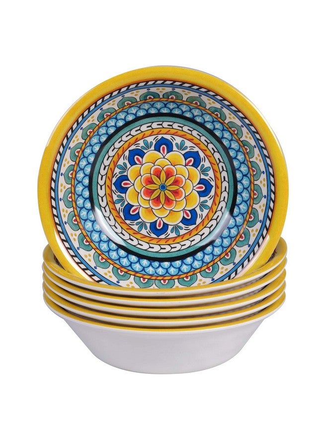 Certified International Portofino 12 Piece Melamine Dinnerware Set, Service for 4, Multi Colored - Image 4