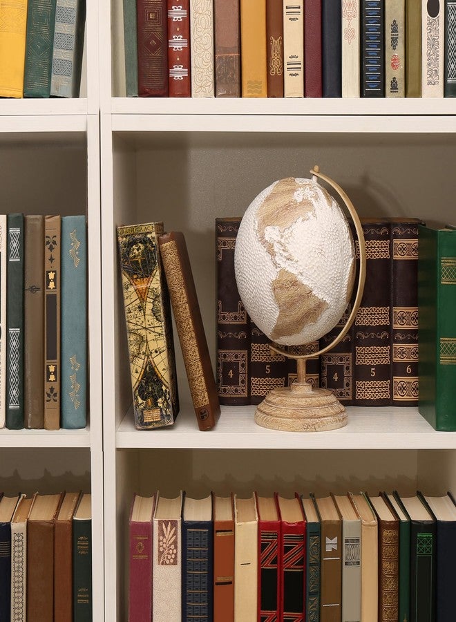 Barska Antique Map Book Safe with Key Lock - Hidden Diversion Lock Box with Magnetic Closure - Concealed Steel Compartment for Cash, Jewelry, and Valuables - Home or Office Security - Image 4