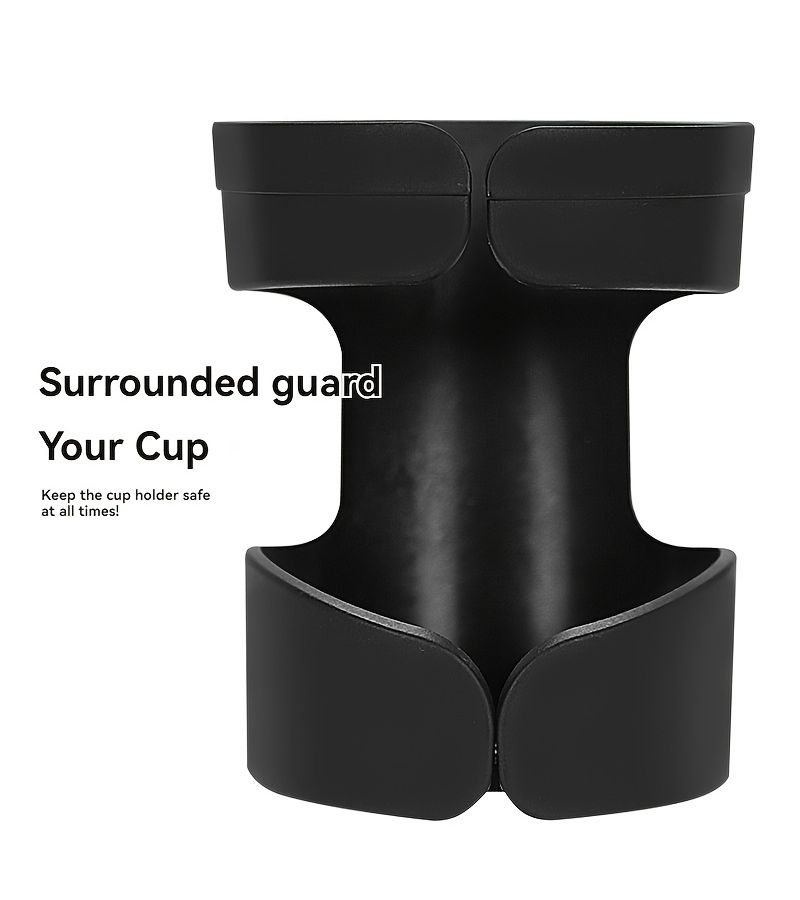 One Cup Holder With Two Hooks 360 Rotating Non Slip Tray Universal Stroller And Bike Mount - Image 5
