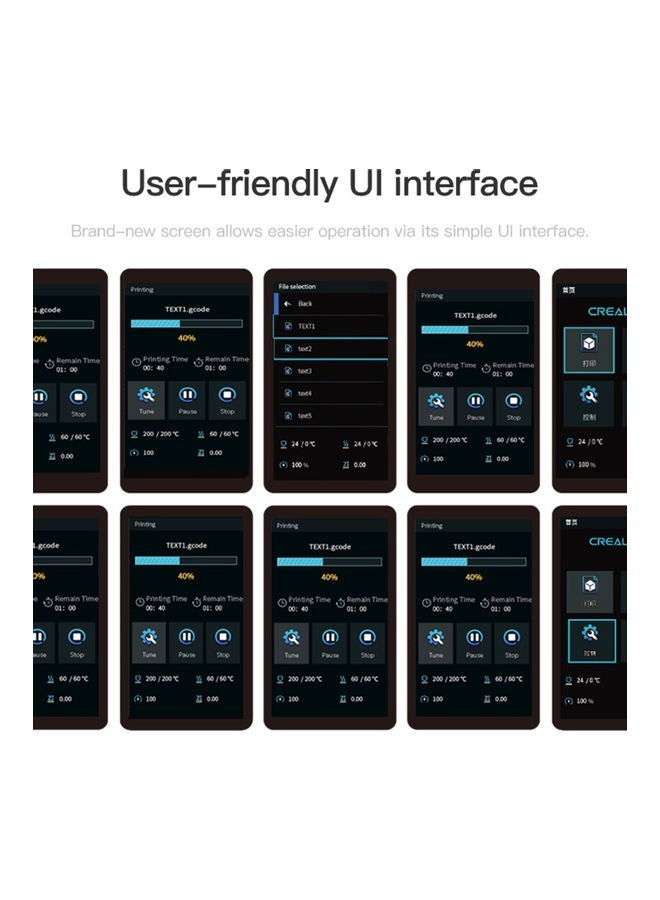 NIBEMINENT Ender-3 V2 Color HD Display Screen Kit - 4.3 Inch Black - Image 5