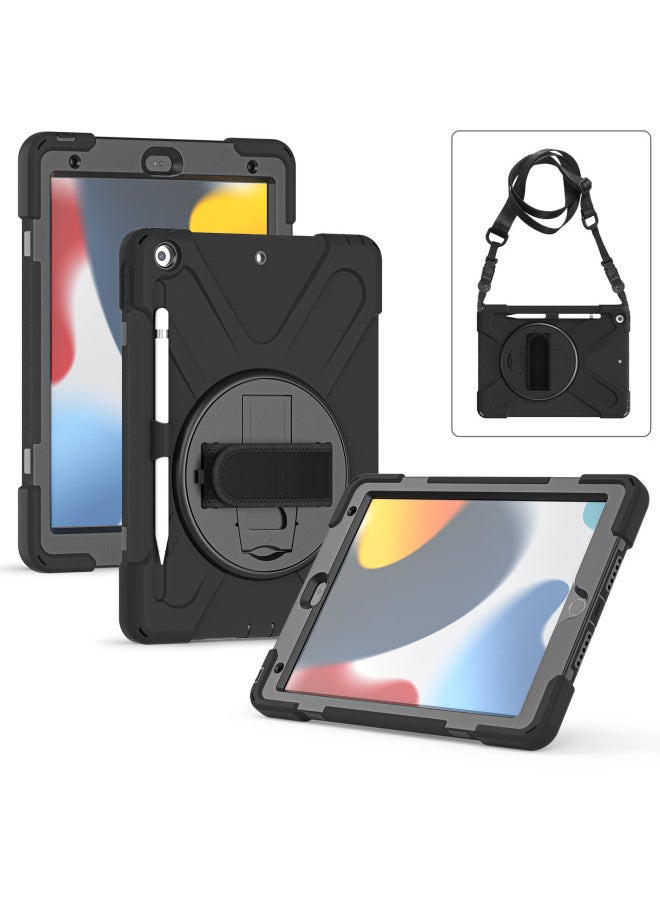 Generic - 2025 Ipad Protective Cover 10.2 Inch Silicone PC Full Package For Apple Tablet IpadAir11 Shell 10th-Color:Camouflage-Applicable Model:Ipad Mini4/5 (with Pen Tray) - Image 1