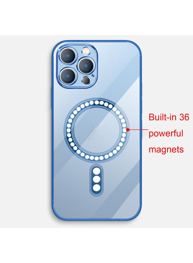 زبون جراب لهاتف iPhone 12 كلاسيكي مطلي بالكهرباء ومقاوم للصدمات من Magsafe - Image 3