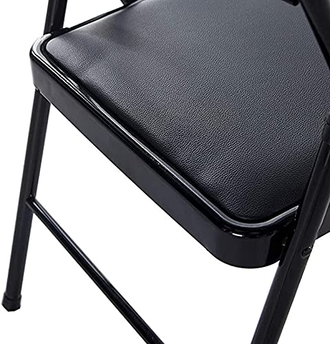overa Comfortable Rest Chair Foldable Chair Sturdy Steel Frame Comfortable Cushion Seat Foldable Chair Easy to Store Chair Conference Chair Computer Chair Office Supplies - Image 2