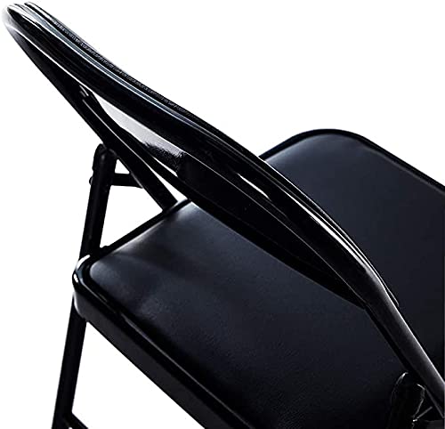 overa Comfortable Rest Chair Foldable Chair Sturdy Steel Frame Comfortable Cushion Seat Foldable Chair Easy to Store Chair Conference Chair Computer Chair Office Supplies - Image 3