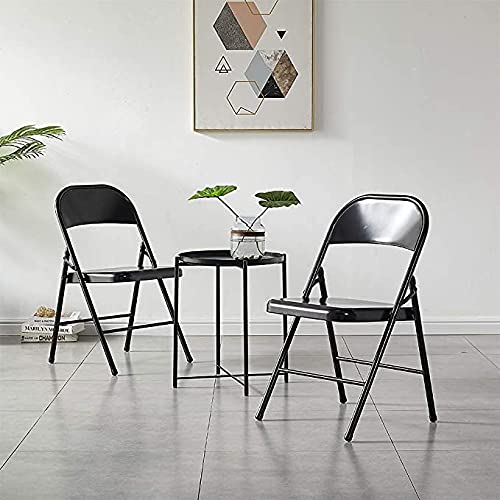 overa Comfortable Rest Chair Foldable Chair Sturdy Steel Frame Comfortable Cushion Seat Foldable Chair Easy to Store Chair Conference Chair Computer Chair Office Supplies - Image 5