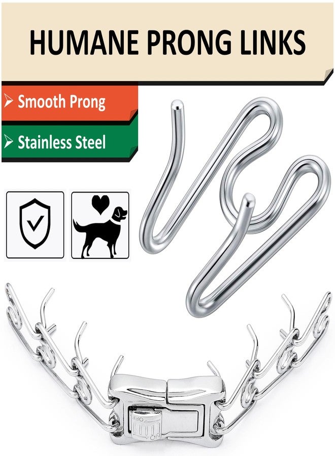 DEYACE Dog Collar Extra Links 3.0/3.2mm, Designed for Training Collars (4 Pack) Stainless Steel Smooth Surface Dog Training Collar Links - Image 4