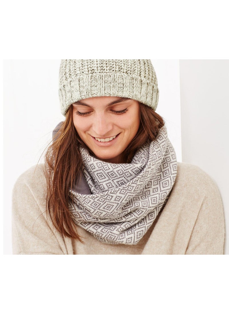 Tchibo Knitting Polar Shawl, Grey Multi  - Image 1
