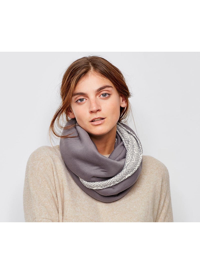 Tchibo Knitting Polar Shawl, Grey Multi  - Image 2
