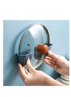 Oasisgalore 6 Pairs of Wall Mount Pot Lid Organizer, Cabinet Door Organizer Pot Hangers for Kitchen Wall Mount, Adjustable Lid Holder (3 Colors)  - Image 5