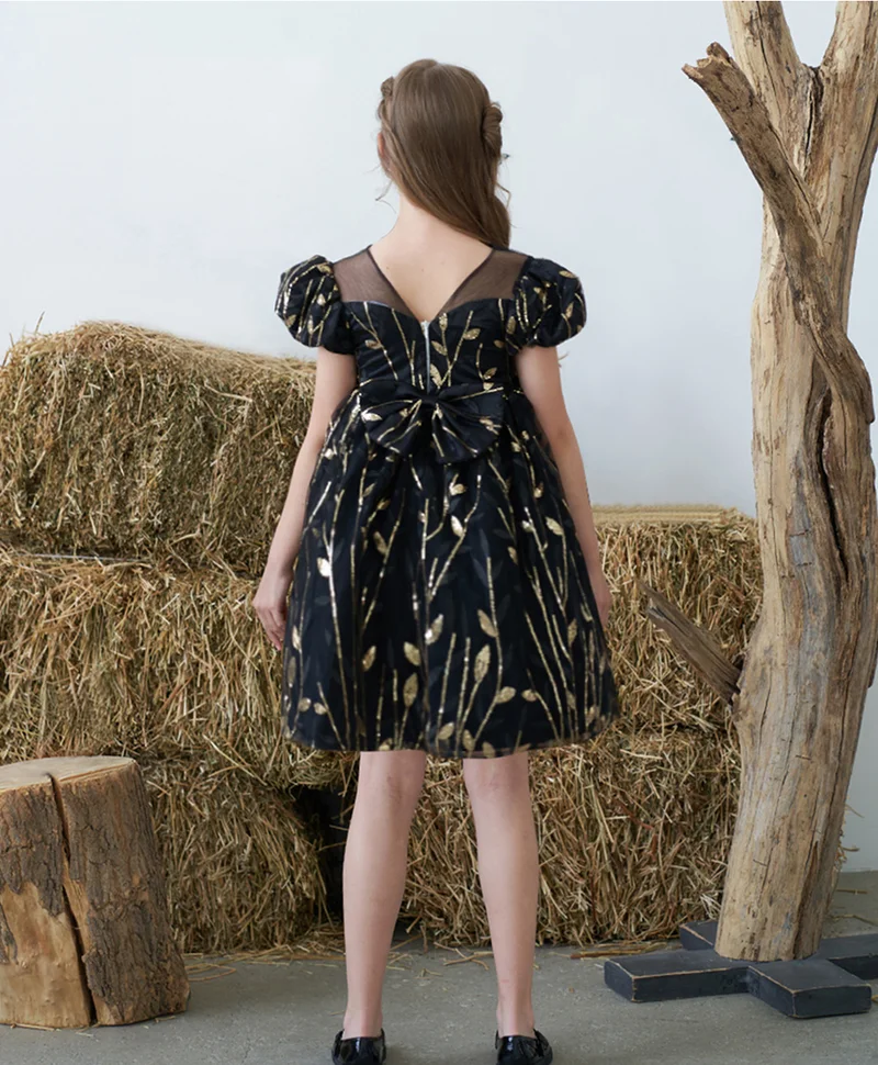 مارك وميا فستان قصير بطبعات مارك وميا - أسود