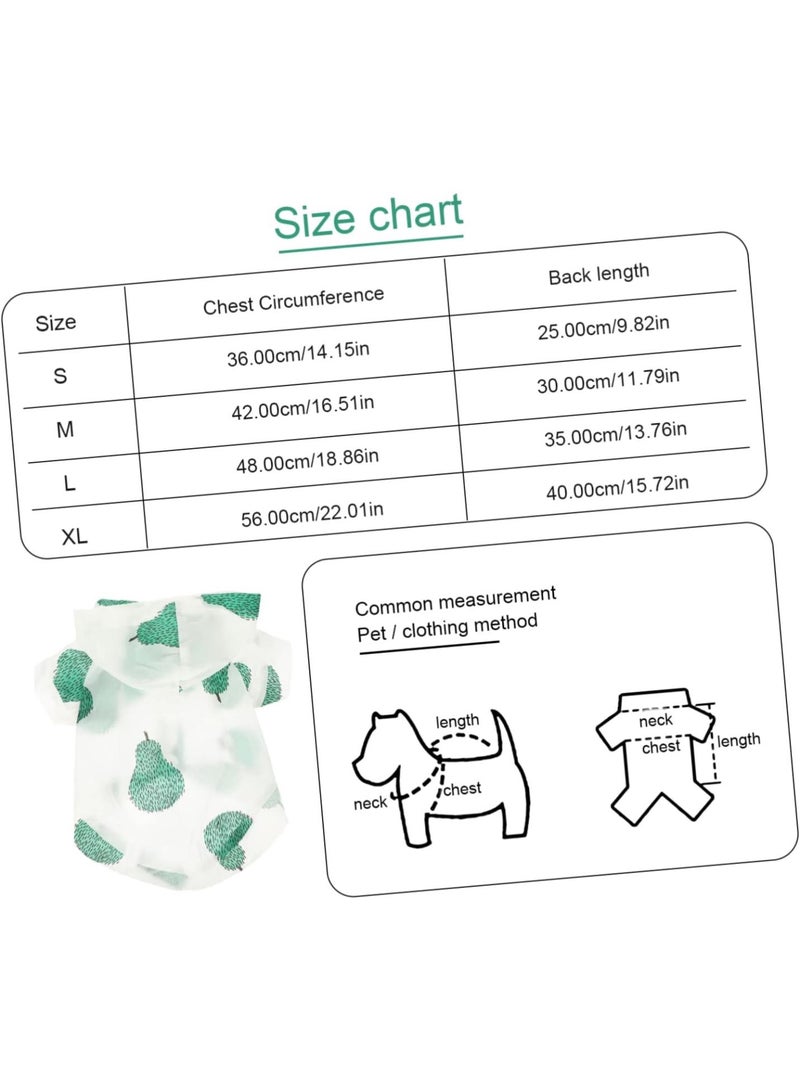 GGOOT Pet Sun Protection Clothing Vest for Dogs Snout Pets Product Puppy Coats Dog Sweater Sun Hat for Dogs outside Support Cute Dog Cloak Apparel Thick Outdoors Spark Hoodie Polyester  - Image 2
