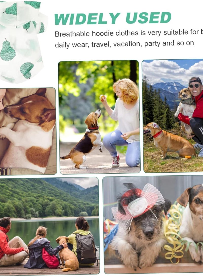 GGOOT Pet Sun Protection Clothing Vest for Dogs Snout Pets Product Puppy Coats Dog Sweater Sun Hat for Dogs outside Support Cute Dog Cloak Apparel Thick Outdoors Spark Hoodie Polyester  - Image 5