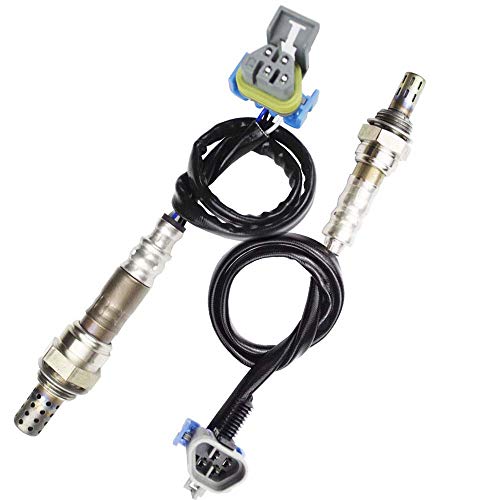 higherbro 2PCS Oxygen O2 Sensor for 2007-2010 Hummer H3 3.7L; 2009-2010 Hummer H3T 3.7L Upstream +Downstream - Image 1