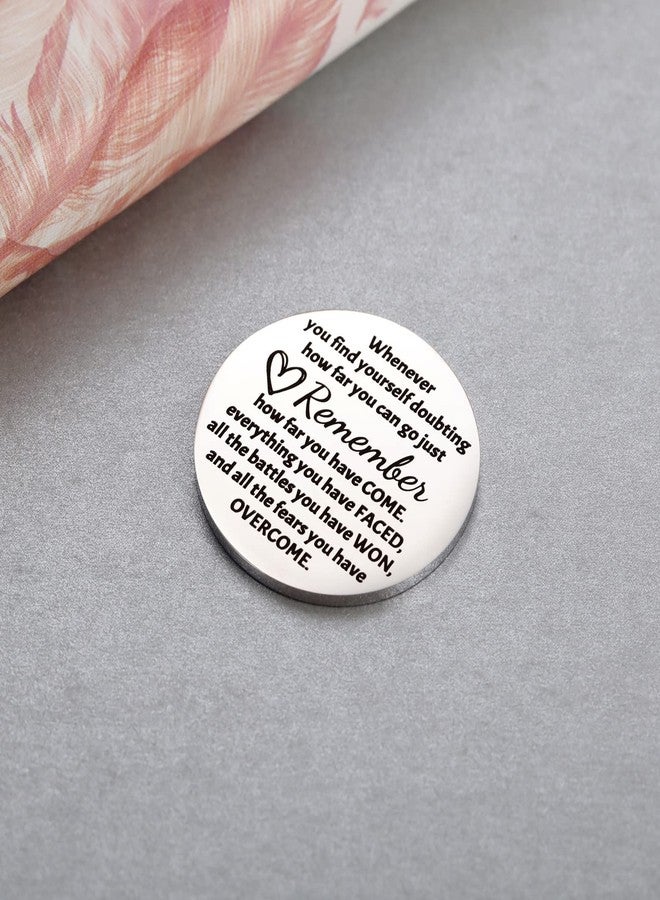 MIXJOY Little Pocket Hug Keepsake Long Distance Gifts, Encouragement Cancer Survivor Recovery Celebrate Sobriety Gifts, Thinking of You Token, Double Sided - Image 2