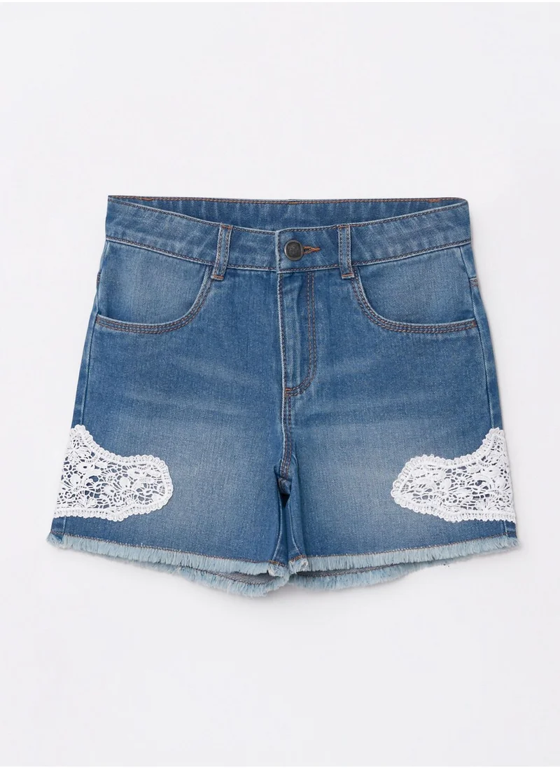LC WAIKIKI Kids Lace Detailed Shorts