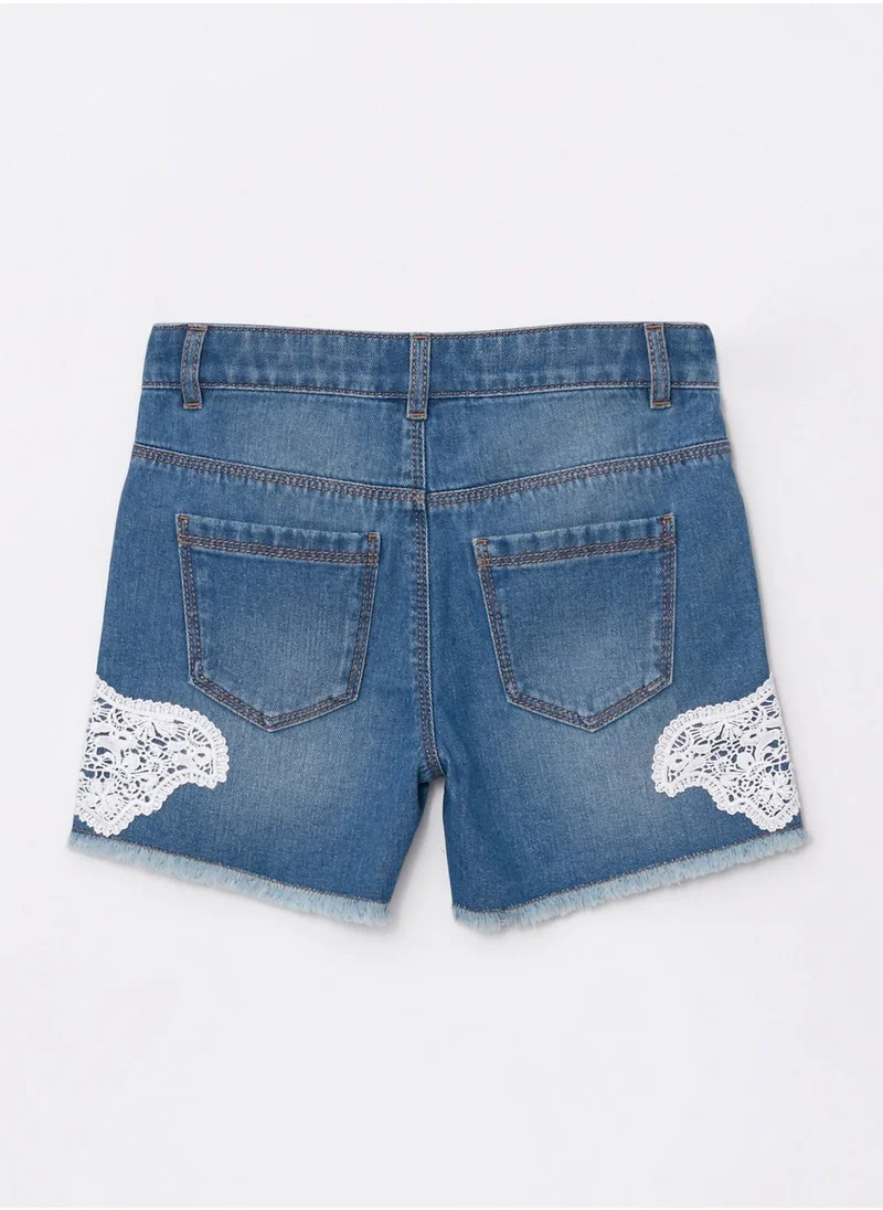 LC WAIKIKI Kids Lace Detailed Shorts