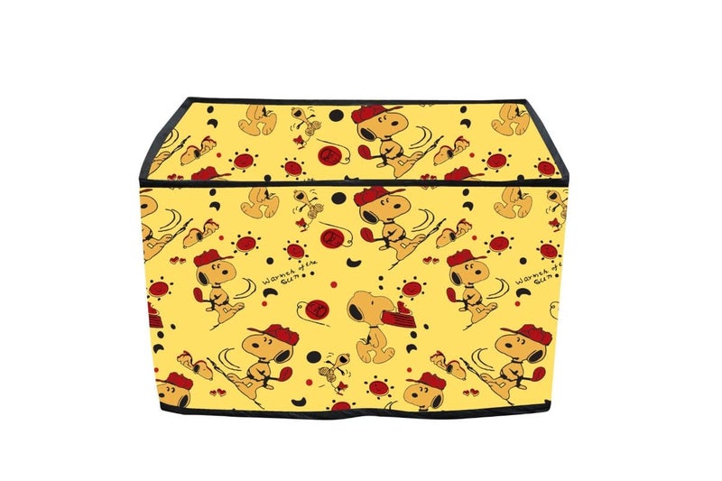 Avideco Printer Cover for HP 1005 Printer with Zipper for Dust Protection (Yellow Dog) - Image 1