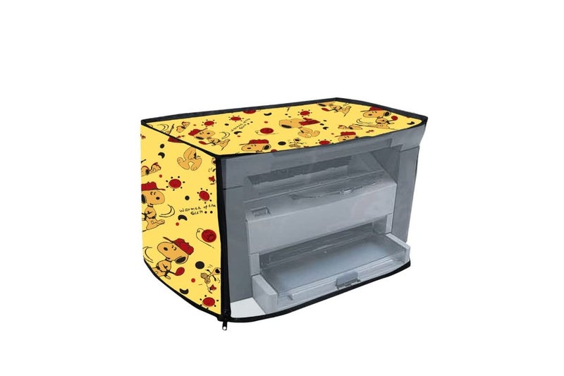 Avideco Printer Cover for HP 1005 Printer with Zipper for Dust Protection (Yellow Dog) - Image 2