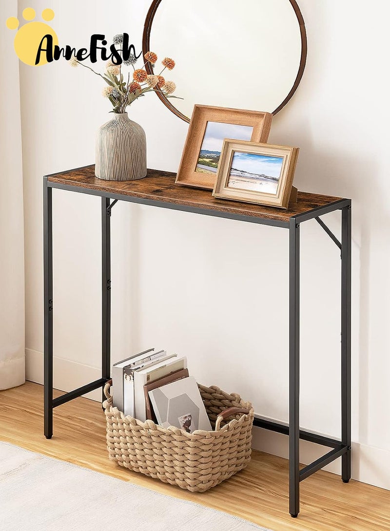 AnneFish 100*30*90 cm Console Table Simple Sofa Table Home Coffee Corner Display Shelf Entryway Table For Couch Hallway Entrance Living Room - Image 1