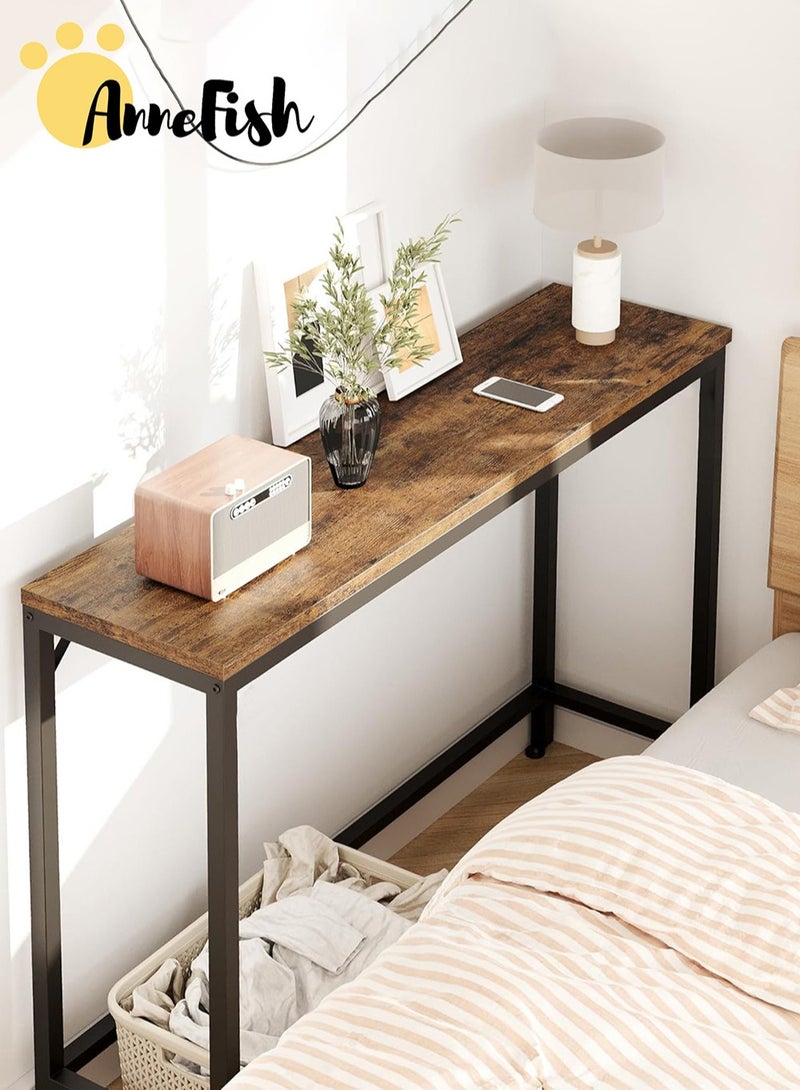 AnneFish 100*30*90 cm Console Table Simple Sofa Table Home Coffee Corner Display Shelf Entryway Table For Couch Hallway Entrance Living Room - Image 5