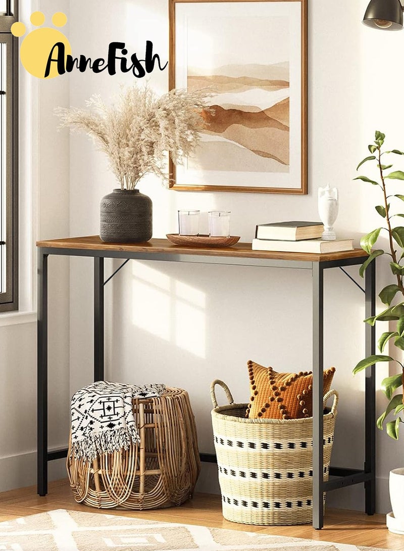 AnneFish 100*30*90 cm Console Table Simple Sofa Table Home Coffee Corner Display Shelf Entryway Table For Couch Hallway Entrance Living Room - Image 3