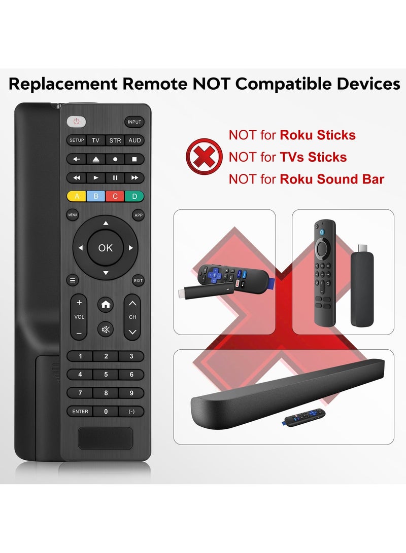 Anmi Universal TV Remote Control Compatible with Samsung/LG/Vizio/TCL/Hisense/Sony/Philips/Sharp and More Brand Smart TVs,Streaming Players,Sound Bar Audio and DVD/Bluray Players - Image 4