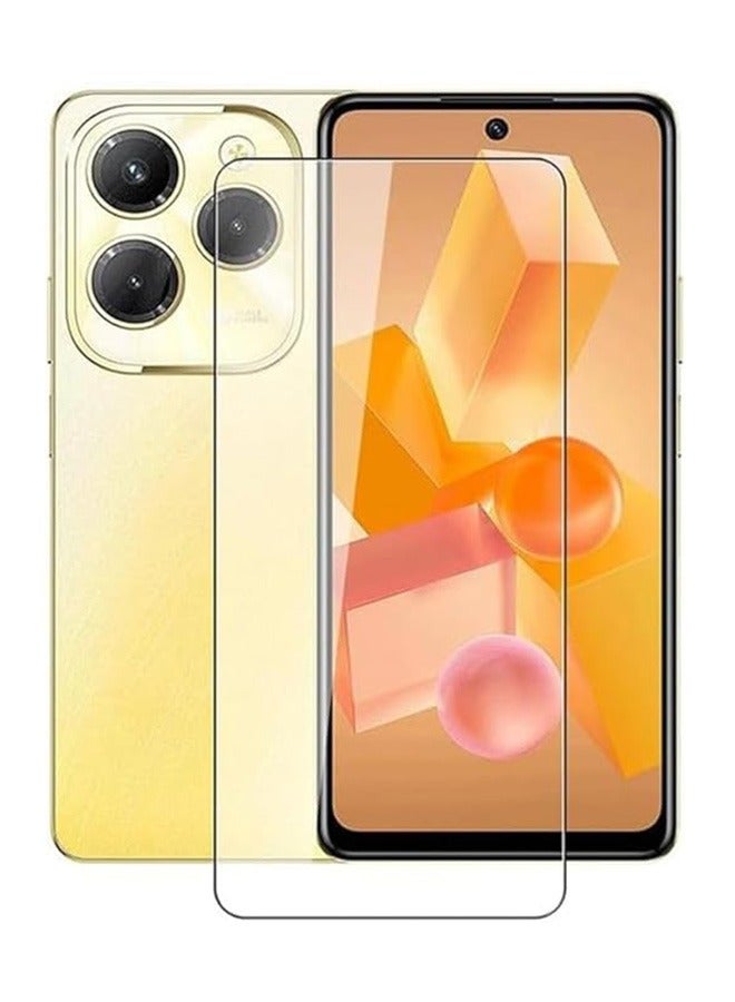 Infinix Hot 40 Pro Screen Protector, 9H Tempered Glass Screen Protector for Infinix Hot 40 Pro, 2.5D Full Coverage Bubble-Free Tempered Film, Anti-Scratch Film - Image 1
