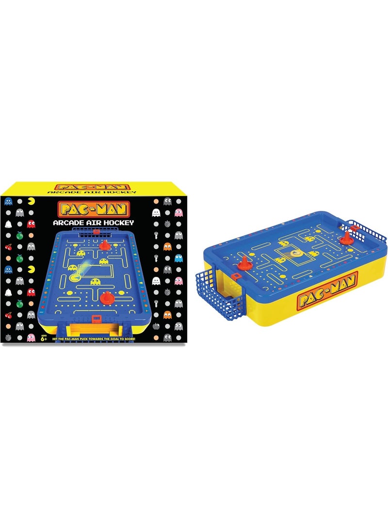 PAC-Man Electronic Air Hockey Arcade Table 2 Player Game with Floating Puck Official Sounds Air Surface Kids 3+ - Image 1
