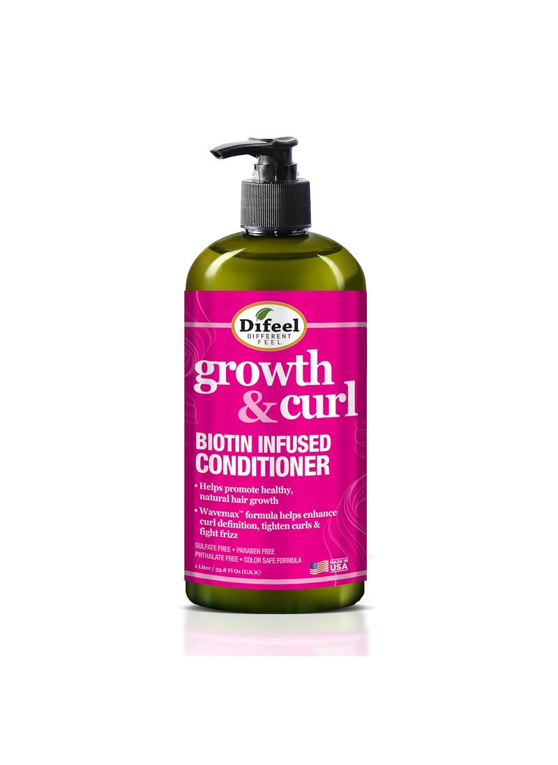 difeel Difeel Growth and Curl Biotin Conditioner 338 oz  Hair Condtioner for Curly Hair Conditioner Curly Hair 