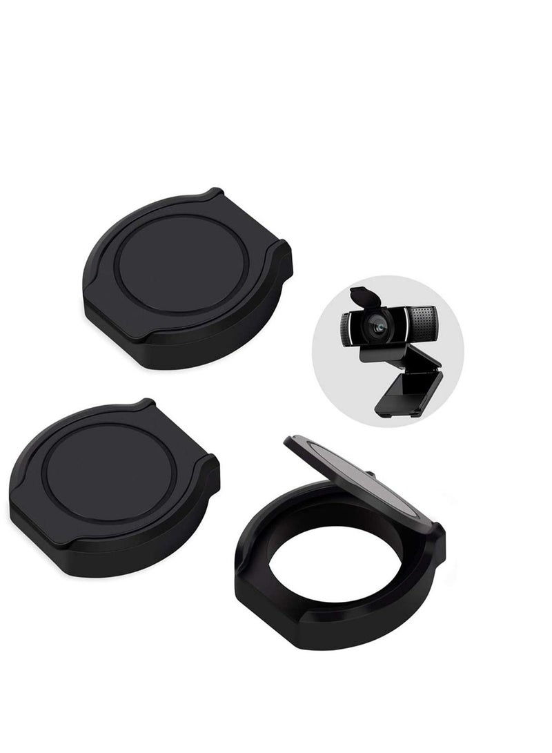 Captaintech Webcam Privacy Cover,Shutter Protects Lens Cap Hood Covers with Strong Adhesive, Protecting Privacy and Security for Logitech HD Pro Webcam C920 & C930e & C922 & C922X Pro Stream Webcam - Image 1
