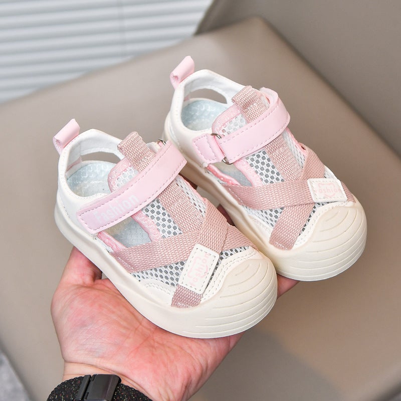 Mesh Sneakers Lightweight Flexible Sole Walking Shoes For Kids Indoor And Outdoor Activities - Image 3
