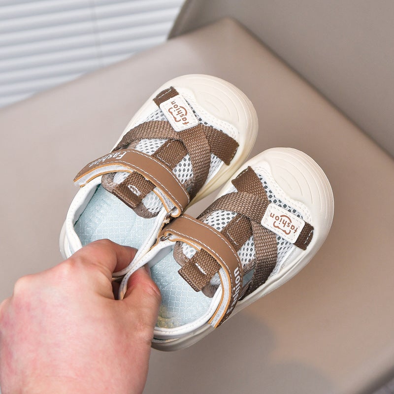 Mesh Sneakers Lightweight Flexible Sole Walking Shoes For Kids Indoor And Outdoor Activities - Image 4