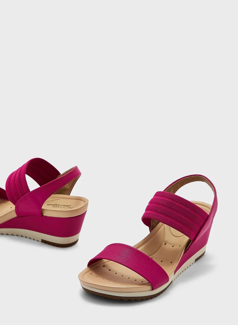 MODARE Multi Strap Wedge Sandals