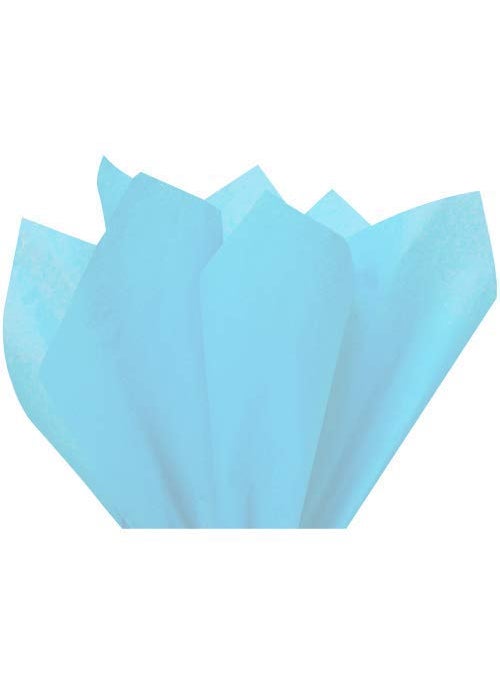 Just Flowers Just Flowers 24InchX28Inch Non Woven Paper Tissue Paper for Bouquet Wrapping Paper Craft Gift Packing Light Blue 50 Sheets 