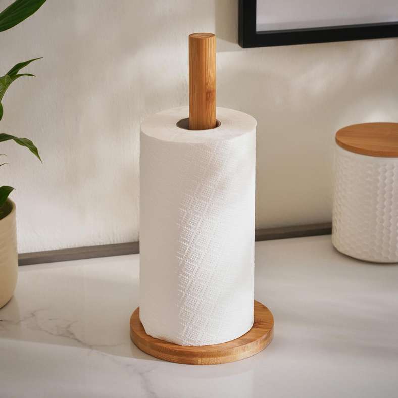 Pan Home حامل مناديل ورقية من الخيزران الطبيعي