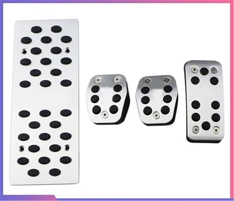 Wivplex Stainless Steel Pedal Pad Set for Focus MK2 - Image 4