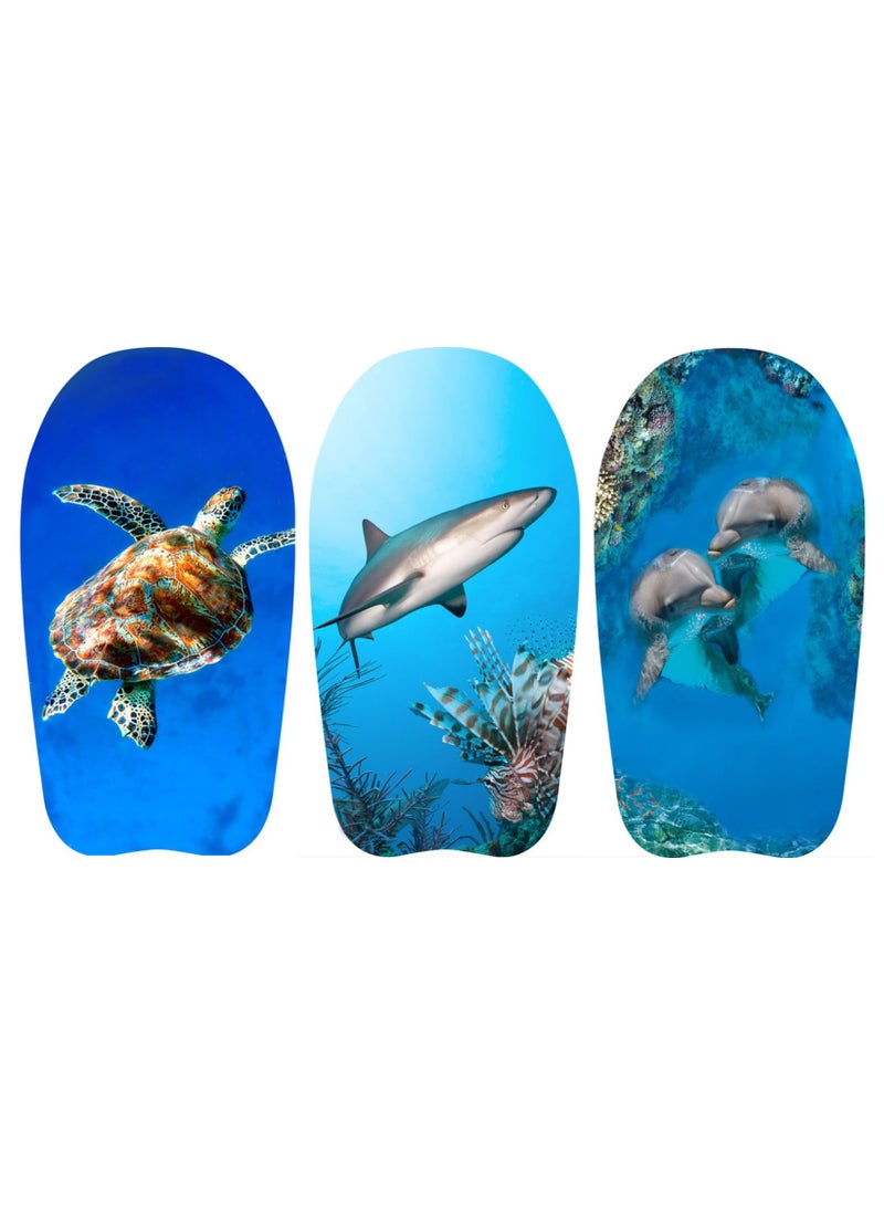 Mondo Kick Board 84cm Sea Animals, Assorted 1 Piece (Style & Color May Vary) | Surf Board for Kids | Lighweight Floats | Foam Board for Kids and Adults | Perfect for Beach and Pool - Image 1