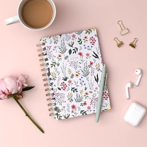 Blue Sky 15 Month 2026 Weekly and Monthly Planner Calendar October 2025 December 2026 5 x 8 Hard Cover Durable Twin Wire Binding Laminated Tabs Storage Pocket Includes Ruler Sticky Notes Stickers Londonberry - Image 3