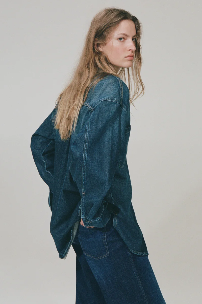 H&M  Wide High Jeans for Women | Best Price UAE