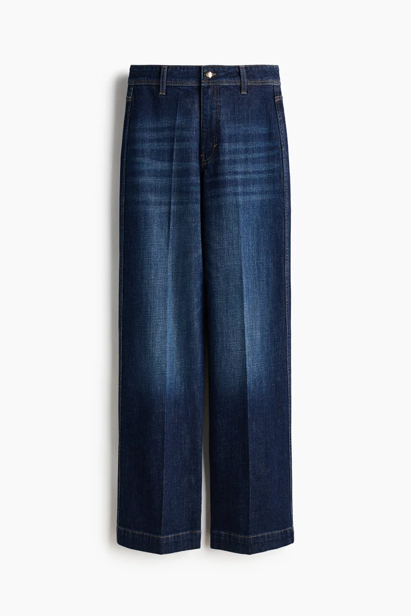 H&M  Wide High Jeans for Women | Best Price UAE