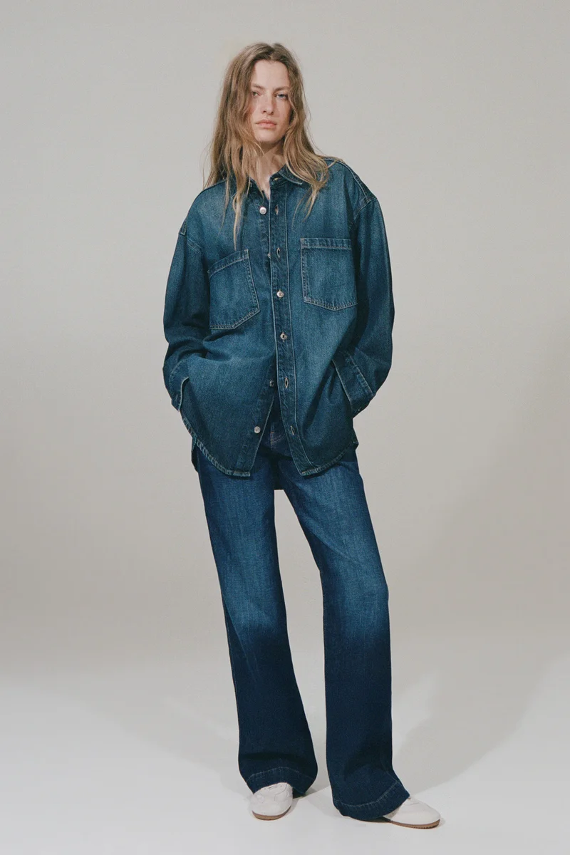 H&M  Wide High Jeans for Women | Best Price UAE