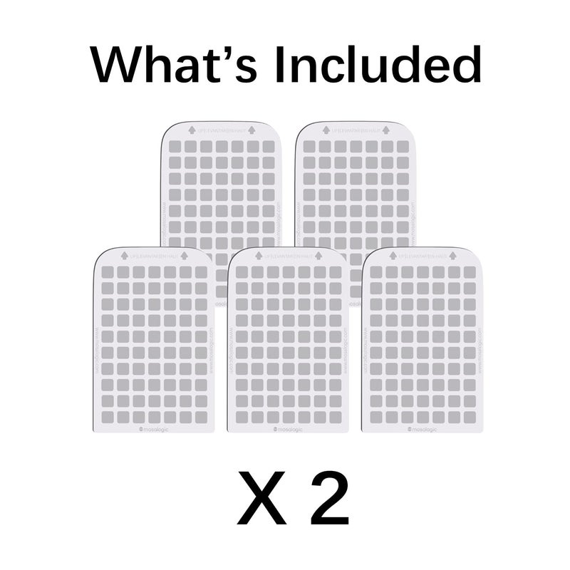 Mosalogic Sticky Card Plug Refill Replacement Glue Cards for Flying Insect Trap Indoor-10pack (No Device) - Image 5