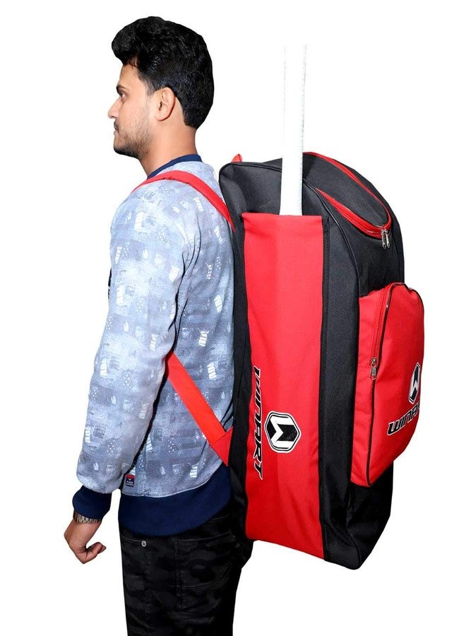 WINART Professional Cricket Kit Bag-Sports Bag-Backpack-Cricket Bag (Multicolor) (Red), Polyester - Image 5