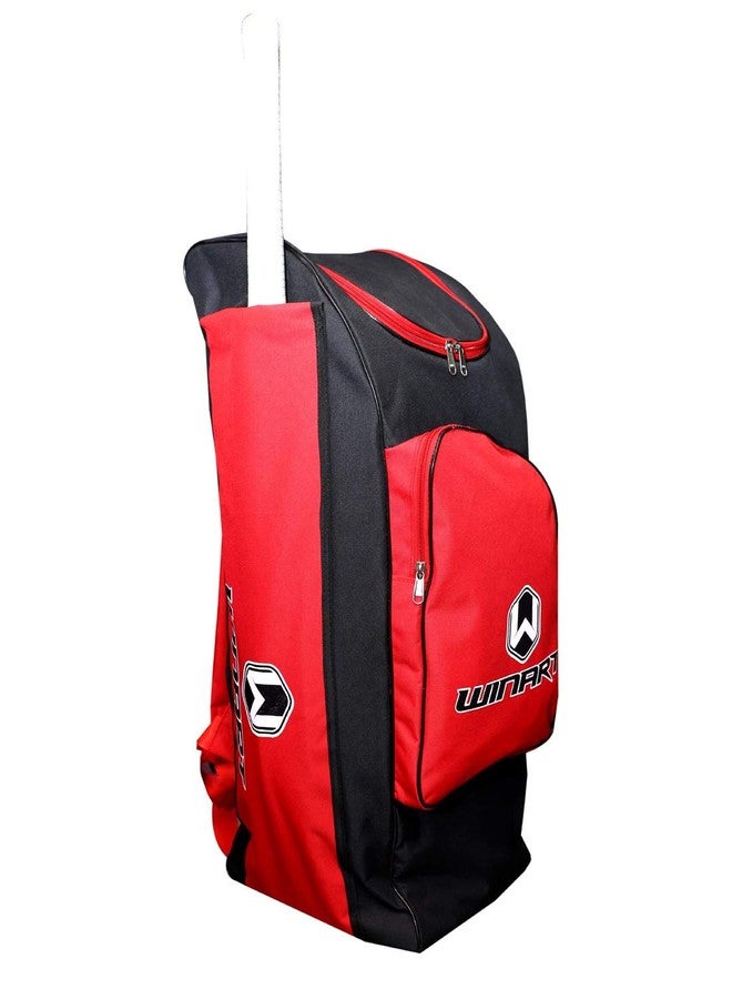 WINART Professional Cricket Kit Bag-Sports Bag-Backpack-Cricket Bag (Multicolor) (Red), Polyester - Image 2
