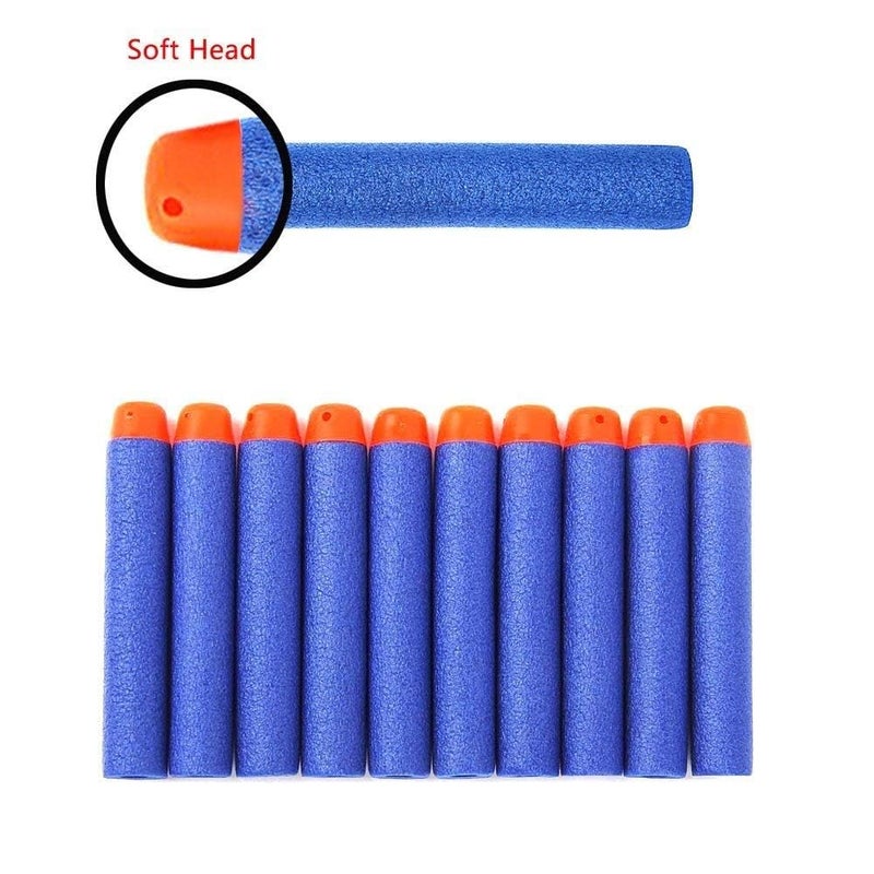 AmigozZ Plastic Foam Bullets Pack Compatible for Nerf N-Strike Elite Toy Guns (Blue, 80) - Image 4