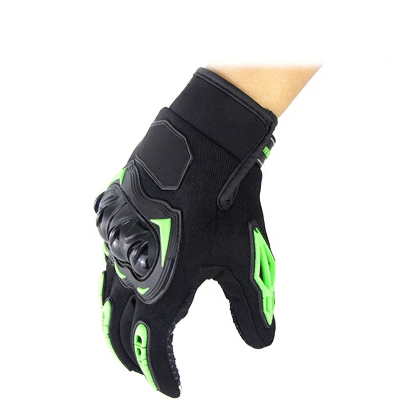 Motorcycle Gloves for Men Women Motorbike Anti-Slip Breathable Touchscreen Gloves with Knuckle Protection for Riding, Road Racing, Cycling, Black and Red L - Image 4